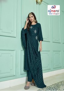 Trajes Shalwar Kameez Indios y Pakistaníes para Mujer, Kurti Elegante para Uso Diario y Fiestas, Cómodo, Tradicional, de Secado Rápido y Elástico - Product Image 5