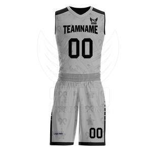 Uniforme de Baloncesto Reversible de Último Diseño, Uniforme de Baloncesto Reversible Más Vendido - Product Image 6