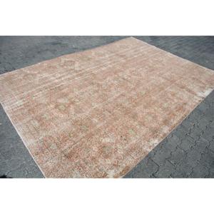 Tapis turc 7x10,1 pieds, tapis vintage surdimensionné, tapis persan brun - Product Image 3