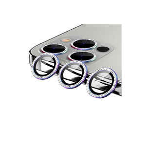 Protection d'objectif d'appareil photo en verre trempé coloré pour iPhone 13 Pro Max - Premium ASMA CL-06 - Product Image 1