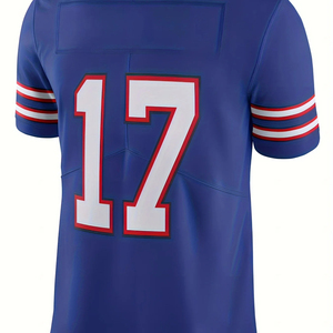 Últimos diseños de camisetas de fútbol americano para hombre, logotipo/color personalizado, transpirable, cómoda, camiseta de fútbol americano para hombre con mangas cortas - Product Image 3