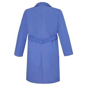 เสื้อโค้ทสำหรับห้องแล็บสีขาวมีสไตล์เสื้อโค้ทผ้าฝ้ายโพลีเอสเตอร์สำหรับแพทย์พยาบาลชุดยูนิฟอร์มสำหรับโรงพยาบาลเสื้อโค้ทขัดห้องแล็ป - Product Image 4