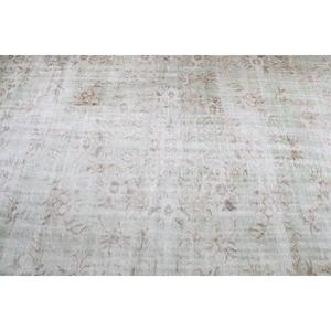 Tapis vintage 5,6x9 pieds, tapis turc, tapis oriental vert en laine - Product Image 5