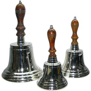 Campana de mano antigua de diseño elegante con mango de madera, campana colgante de pared, campana de escritorio, artículo decorativo para el hogar de alta calidad, nuevo diseño - Product Image 2