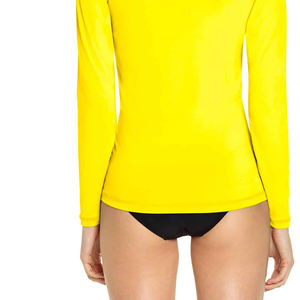 Women's Modest Swimsuit <b>Top</b> Quick Dry <b>Long</b> <b>Sleeve</b> Rash Guard <b>Swim</b> Shirt Beach Surfing Water Sports Decoration Washed - Product Image 5