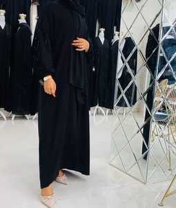 Abayas élégantes et modestes brodées à la main pour femmes, robes traditionnelles formelles de Dubaï, tissu respirant - Product Image 1