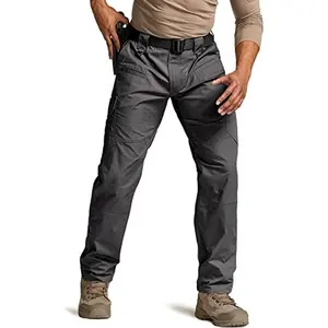 2023 été nouveau pantalon Cargo multi-poches élastique personnalisé grande taille pantalons et pantalons pour hommes pantalon Cargo