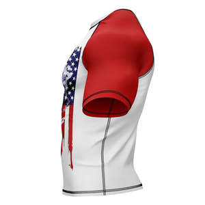 2024 personalizado BJJ Rash Guard Jiu Jitsu camisa de compresión de manga larga de secado rápido transpirable No Gi ropa deportiva OEM - Product Image 5