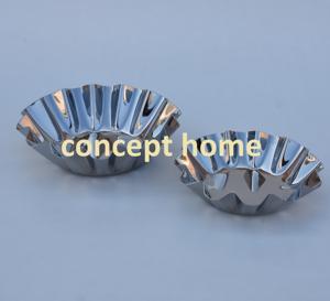 Bol de service en acier inoxydable au design moderne personnalisé, finition dorée, pour hôtel, restaurant et décoration intérieure - Product Image 1