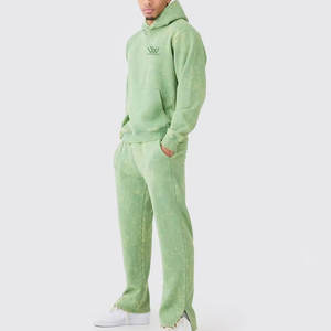 Chándal lavado y desteñido al sol de alta calidad, diseño personalizado, chándal lavado y desteñido al sol duradero - Product Image 1