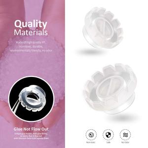 100pcs Volume Lash Fan Blossom Cups Disposable Eyelash Glue <b>Holder</b> Cups for Lash Extension Supplies - Product Image 3