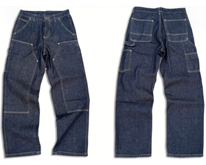 กางเกงยีนส์ทรงหลวมสำหรับผู้หญิง, กางเกงยีนส์ทรงหลวมไซส์ใหญ่พิเศษ - Product Image 1