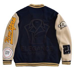 Vestes universitaires en toile décontractées pour hommes de grande taille du meilleur fournisseur, confortables pour l'extérieur, hiver, col montant épais, lettre imprimée sur le devant - Product Image 1