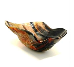 427 Cuerno de búfalo natural Rústico Moderno Oval Formas redondas Cuerno Plato de afeitar - Product Image 5