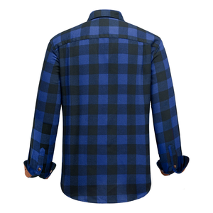 เสื้อเชิ้ตทางการสำหรับผู้ชายทรงสลิมฟิตสีพื้นเสื้อใส่สบาย - Product Image 3