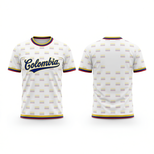 Maglia da Calcio Unisex Colombia WC 2023 con Motivo Bandiera, Accessorio per Tifosi, Regalo per il Giorno della Partita, Disponibile in Diverse Taglie - Product Image 3