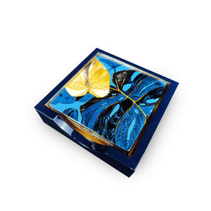 VietnamFactory VietnamCrafts - Anillos para Servilletas y Posavasos de Laca Tradicional Hechos a Mano, Ecológicos, Duraderos, Modelo LRC6006 - Product Image 4