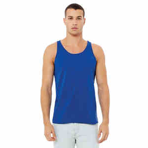 Haute qualité hommes été Fitness débardeurs sur mesure chine Polyester couleur unie bouton capuche Sublimation impression maillots - Product Image 1