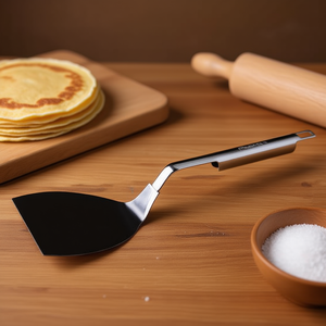 Espátula para Crepas de Acero Pedrini (37cm) Negra y Cromada SHAPE 06GD007 Utensilio para Repostería - Product Image 3