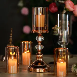 Best Offer Metal and Iron Candle <b>Holder</b> for Wedding Christmas Home Table Decoration <b>Candlestick</b> <b>Holders</b> Stand - Product Image 2