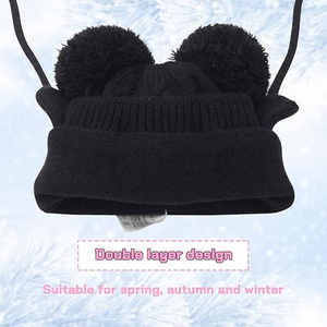 Popular Arrival Winter Warm <b>Waterproof</b> High Quality Adjustable <b>Beanie</b> Caps Custom Logo Outdoor 100% Acrylic Breathable Unisex - Product Image 4