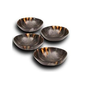 Bol en corne naturelle personnalisé, pièce authentique, pour les fêtes, meilleur prix pour la corne de vache, couleur, service, décoration de table - Product Image 4