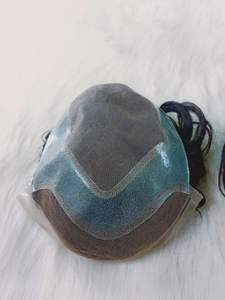 วิกผมขอบหยักตรงด้านข้างสำหรับผู้ชายวิกผมขอบหยักแบบเดี่ยวทรงตรงขอบแบบอินเดีย - Product Image 2