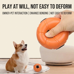 Dispensador <span class=keywords><strong>de</strong></span> Golosinas para Perros con Forma <span class=keywords><strong>de</strong></span> Balón <span class=keywords><strong>de</strong></span> Fútbol, Juguete Interactivo <span class=keywords><strong>de</strong></span> Rompecabezas, Comedero Lento para Perros Pequeños y Medianos - Product Image 2