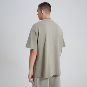 เสื้อยืดพิมพ์ลายทรงโอเวอร์ไซส์ ผ้าคอตตอนหนา 250 แกรม คุณภาพสูง ทรงหลวมไหล่ตก สไตล์ฮิปฮอป ผ้าถัก - Product Image 2