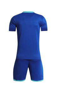 Vente chaude meilleur fournisseur en vrac quantité uniforme de football 100% polyester tissu fait uniforme de football - Product Image 6
