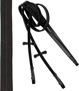 ชิ้นมงกุฎเรียงรายนุ่ม, วงคิ้ว Snaffle จมูกวงอังกฤษกระโดดกระดุมสําหรับม้าที่มีสายยาง - Product Image 5