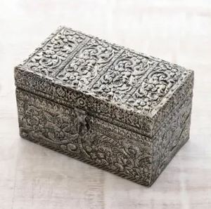 Trending <b>Decorative</b> Metal Jewelry <b>Box</b> Trinket <b>Box</b> for Keeping Jewelry Available in Indian Home Crafts - Product Image 6