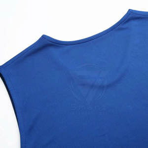 Uniforme de Baloncesto Personalizado con Impresión Digital, Transpirable, 100% Poliéster, para Hombre, Conjunto de Chalecos sin Mangas - Product Image 3