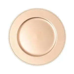 Assiette de présentation ovale en métal pour hôtel, mariage, événements, décoration de table, service de nourriture - Product Image 4