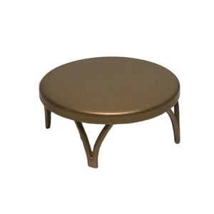 Table ronde en fer doré Antique, lot de 12 pièces, échelle 1:12, Table Miniature, pour maison de poupée - Product Image 1