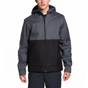 Men's Custom Logo Design <b>Waterproof</b> Windproof Breathable Quick Dry <b>Thin</b> Stand Collar Safari <b>Jacket</b> Polyester/Spandex - Product Image 4
