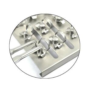 Dental Rubber Dam 13 Pcs Kit High Quality Instruments Dam Punch Dam Forceps <b>Clamps</b> Kit High Demand Tools - Product Image 2