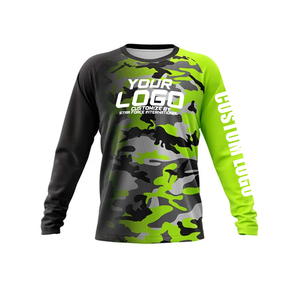 Camisas de pesca con impresión por sublimación UPF50 para hombres, camisas de secado rápido con protección Uv, polos de pesca de manga larga de rendimiento - Product Image 5