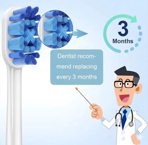 Repuestos de cabezales redondos de cerdas DuPont de EE. UU. con extremos redondeados al 99%, genéricos para recambios eléctricos Oral-B, venta al por mayor, fábrica OEM - Product Image 1