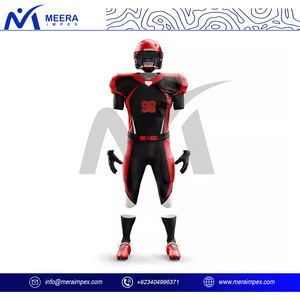 Venta al por mayor hombres uniforme de fútbol americano conjunto logotipo personalizado transpirable secado rápido Jersey Kit equipo Club partido entrenamiento ropa deportiva - Product Image 3