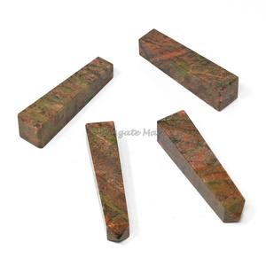 Venta al por mayor Fanshi piedras preciosas naturales de alta calidad cuarzo verde Unakite Torre curación cristal artesanía punto decoración del hogar varita - Product Image 1