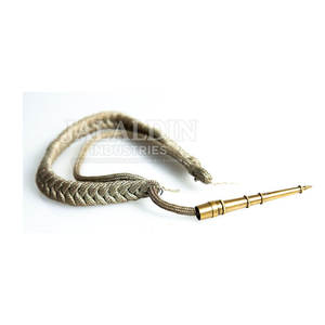 Aguilletes de Hilo Metálico para Uniformes de Servicio, Cordones de Hilo Metálico para Uniformes, Aguillete de Alta Calidad con Puntas Doradas Brillantes para Eventos - Product Image 6