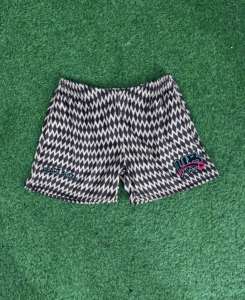 Shorts de sport personnalisés en sublimation, 100% coton, maille solide, taille haute, respirant, avec votre design et logo brodé - Product Image 6