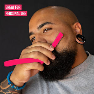 Kit de maquinilla de afeitar recta profesional PANTHARA, maquinilla de afeitar recta ultra expuesta con 10 cuchillas Premium de 2mm expuestas (PANTHARA) - Product Image 3