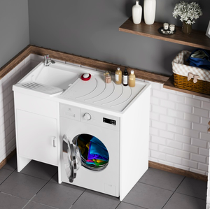 Baignoire italienne de haute qualité au design moderne, résistante aux intempéries et aux acides, pour l'organisation du rangement de la salle de bain à domicile. - Product Image 6