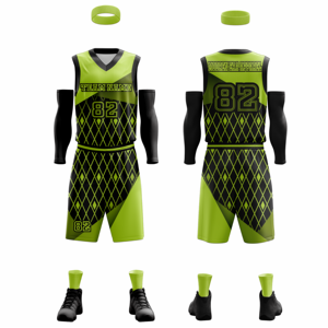 Conjunto de Camiseta de Baloncesto Sublimada Personalizada, Reversible, Transpirable, de Secado Rápido, con Estampado de Camuflaje y Pedrería, para Deportes de Verano - Product Image 1