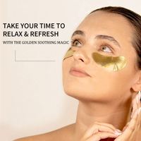 OEM ODM 24K Gold Collagène Hydrogel Crystal Eye Cream Bio Hydratant Anti-âge Sous Patch pour les yeux Soins de la peau Sommeil Masque pour les yeux