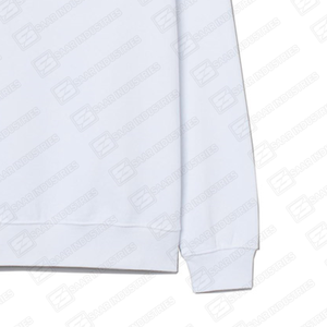 优质刺绣定制印花羊毛运动衫白色男式100% 棉220 GSM冬季使用防风 - Product Image 6