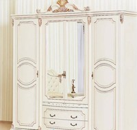 Königliches Luxus-Schlafzimmer-Set aus Massivem Mahagoniholz mit Handgeschnitzten Elementen, Maßgefertigt, Traditionelle Wohnmöbel