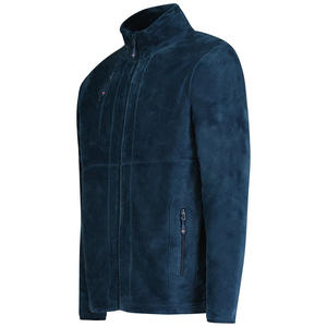 Sweat à capuche en polaire à fermeture éclair élégant pour hommes Veste d'extérieur légère respirante essentielle pour l'hiver avec logo personnalisé - Product Image 4